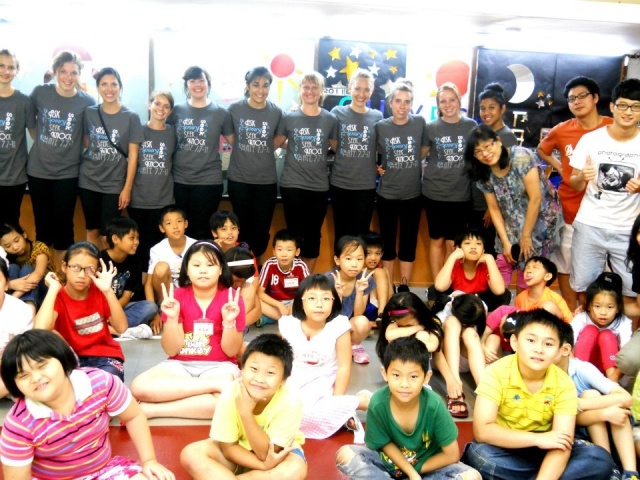 The YWAM group reaching out in Taiwan